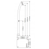 SOLARNI TUS OKRUGLI LUCNI PVC NERO 20L CY-S8029S 